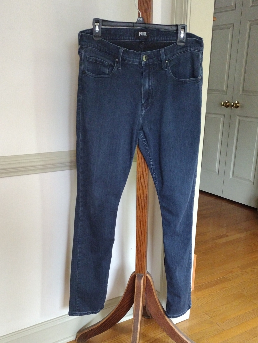 Paige Men's Jeans Size 34 Federal Style - Inkwell Color, Brushed Soft